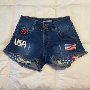 Women’s patriotic shorts